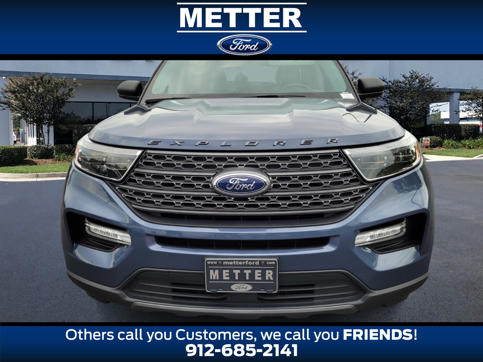 Used 2021 Ford Explorer XLT with VIN 1FMSK7DH6MGB67287 for sale in Metter, GA