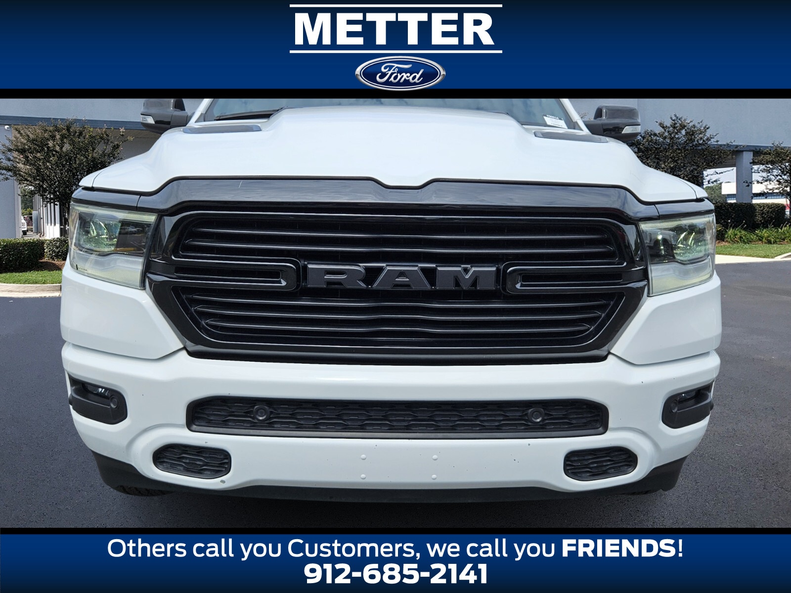 Used 2022 RAM Ram 1500 Pickup Laramie with VIN 1C6RREJT1NN304541 for sale in Metter, GA