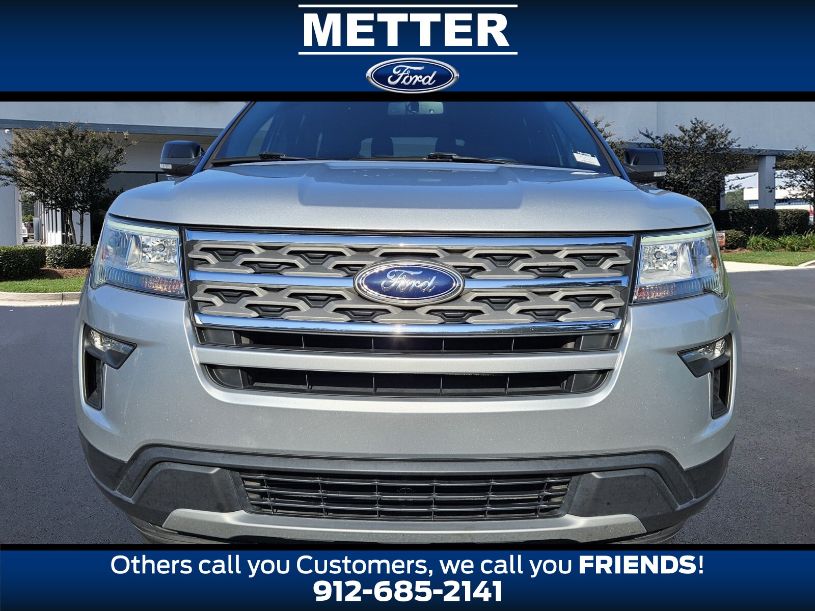 Used 2018 Ford Explorer XLT with VIN 1FM5K7DH6JGC03049 for sale in Metter, GA