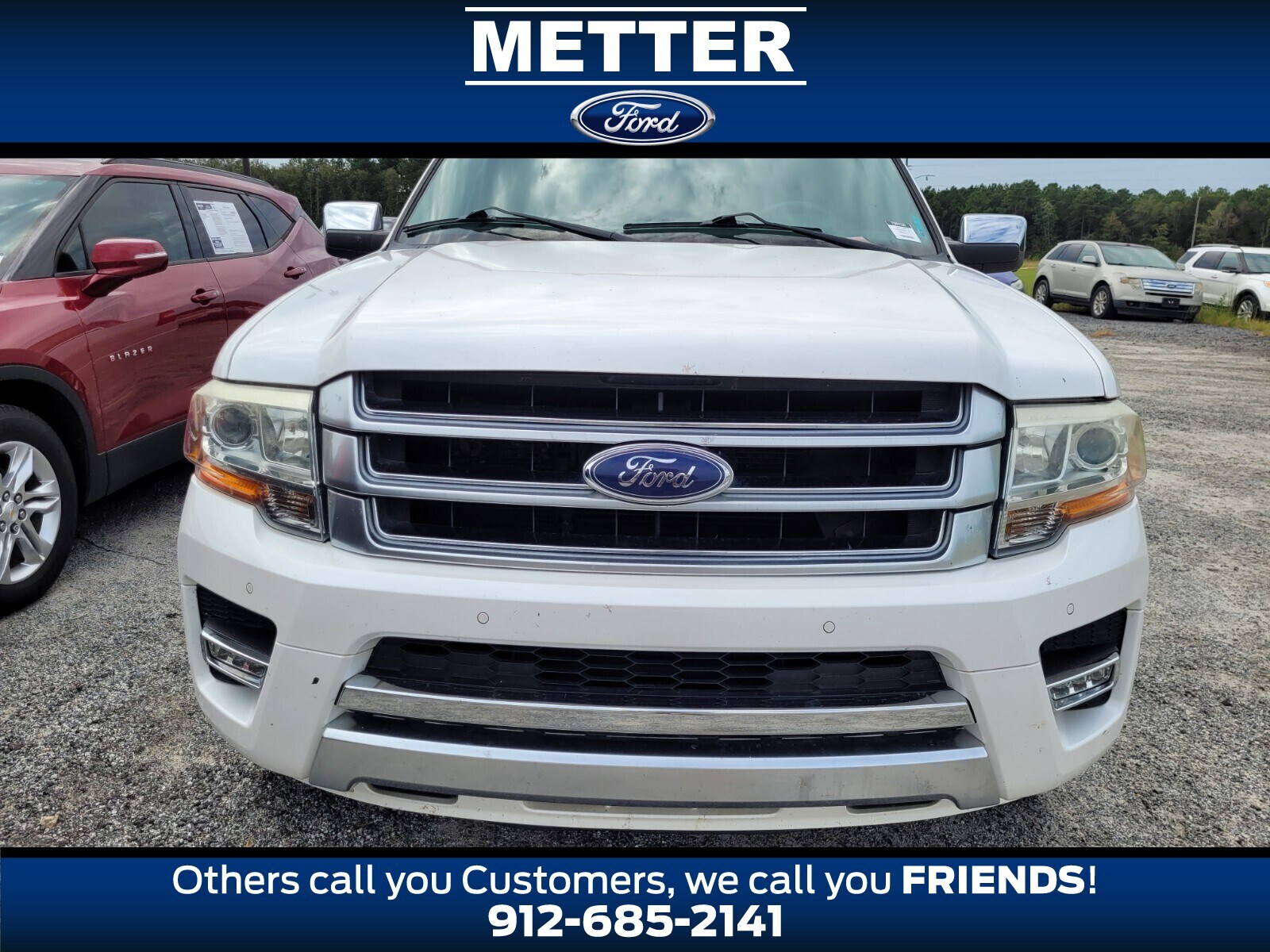 Used 2017 Ford Expedition Platinum with VIN 1FMJU1LT9HEA46313 for sale in Metter, GA