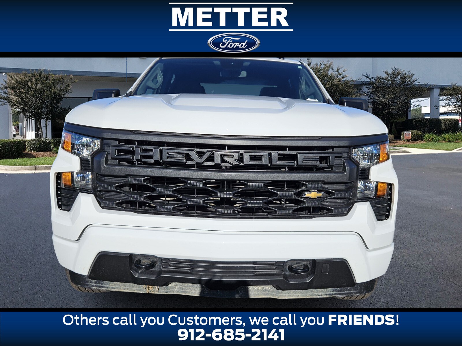 Used 2024 Chevrolet Silverado 1500 Custom with VIN 1GCPABEK2RZ302366 for sale in Metter, GA
