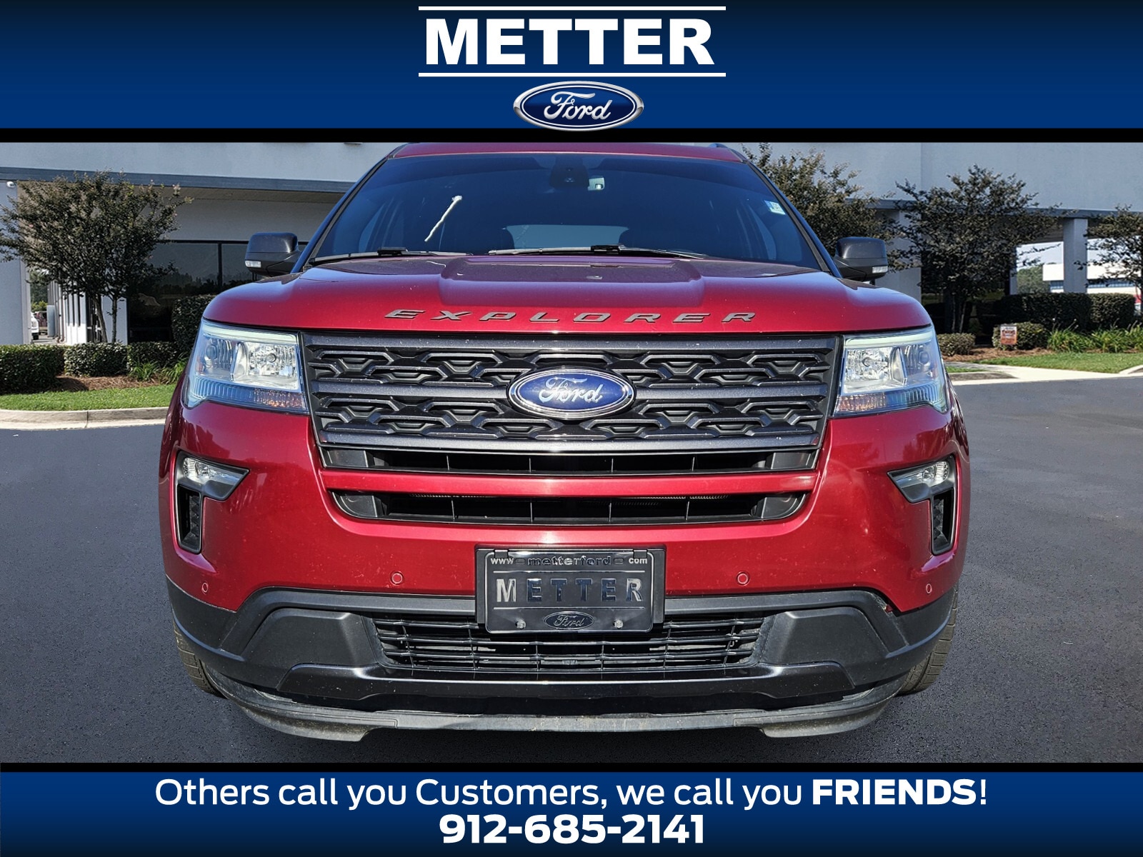 Used 2018 Ford Explorer XLT with VIN 1FM5K7DH9JGC23442 for sale in Metter, GA