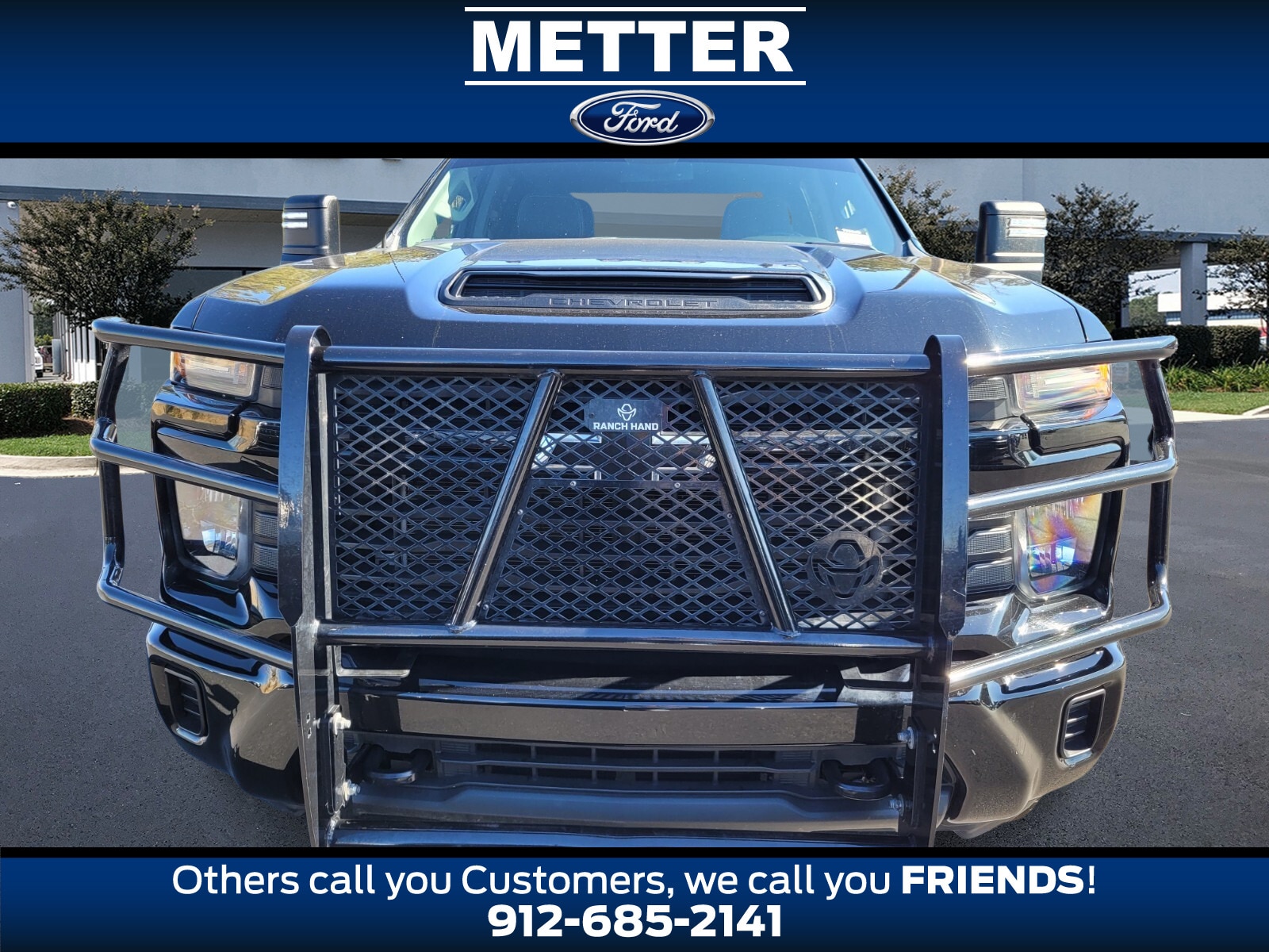 Used 2024 Chevrolet Silverado 2500HD Custom with VIN 2GC4YME74R1109747 for sale in Metter, GA