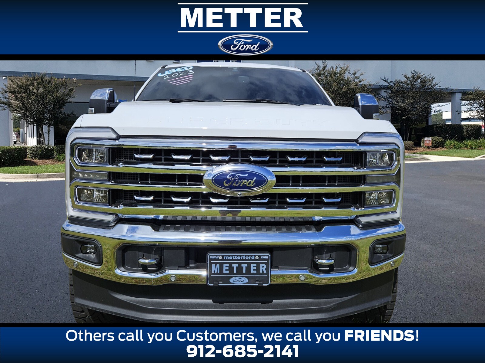 Used 2023 Ford F-250 Super Duty Lariat with VIN 1FT8W2BM7PEC84642 for sale in Metter, GA