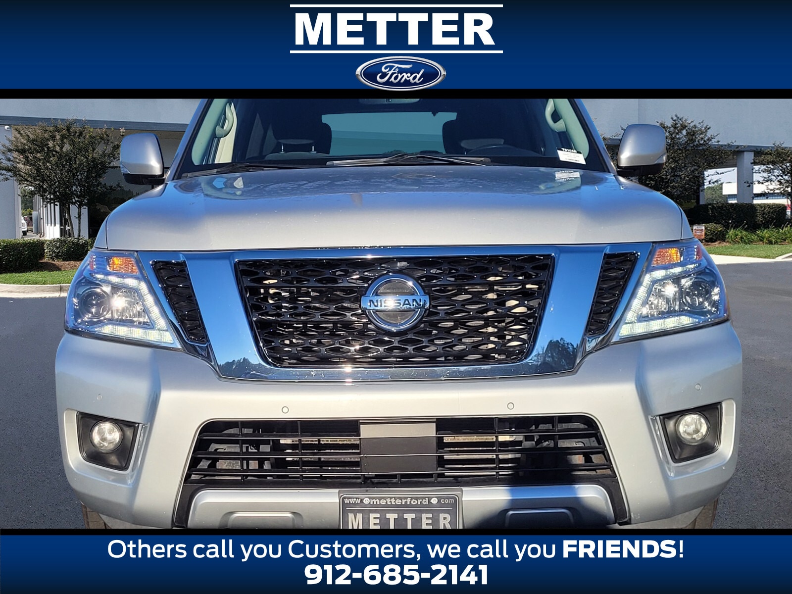 Used 2018 Nissan Armada SV with VIN JN8AY2NC5JX502298 for sale in Metter, GA