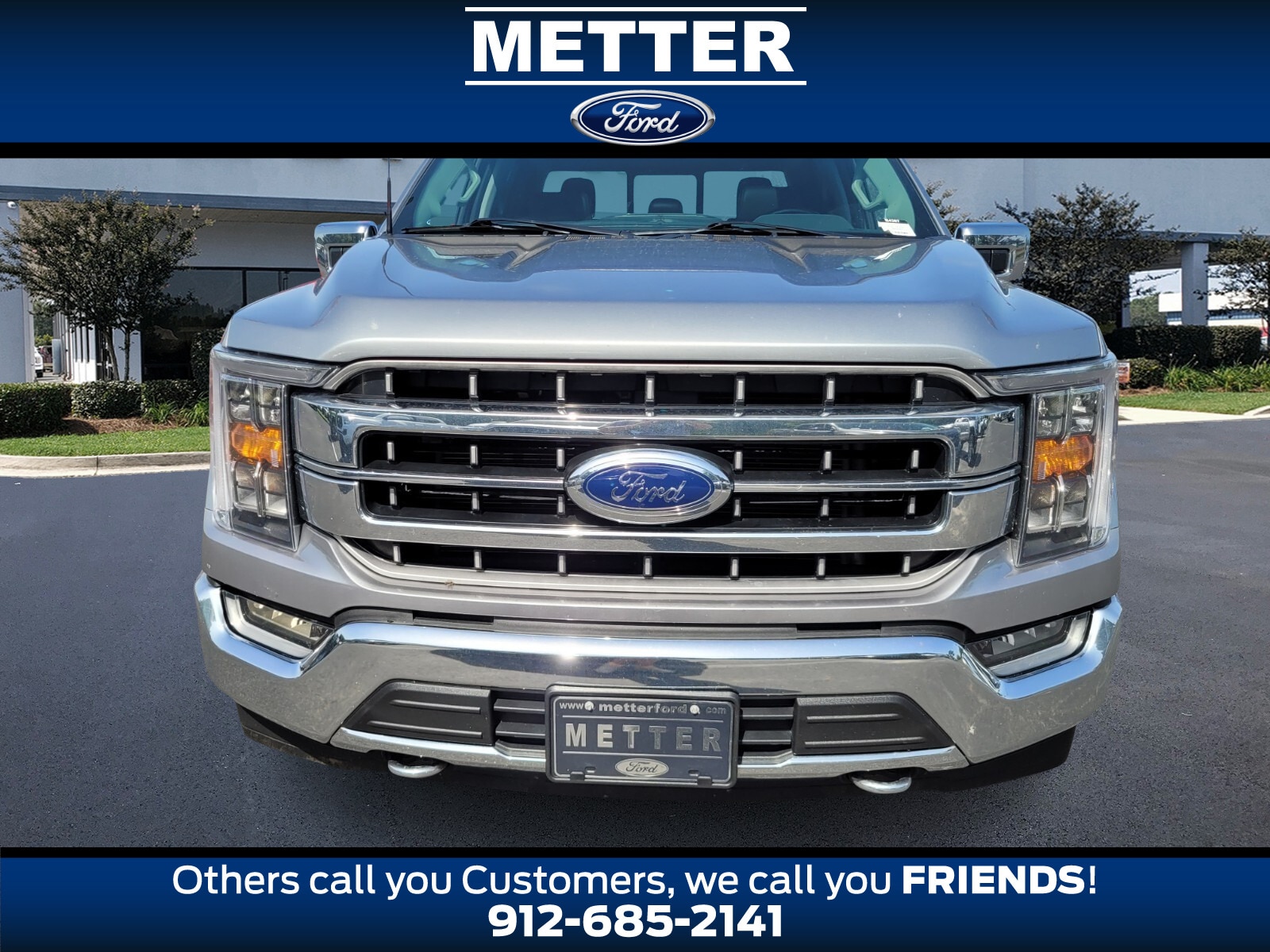 Used 2022 Ford F-150 Lariat with VIN 1FTFW1E58NKF20901 for sale in Metter, GA