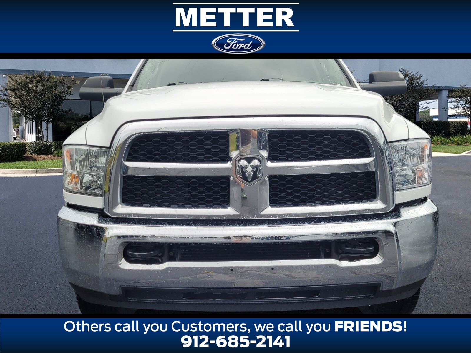 Used 2018 RAM Ram 2500 Pickup Tradesman with VIN 3C6UR5CL1JG201968 for sale in Metter, GA
