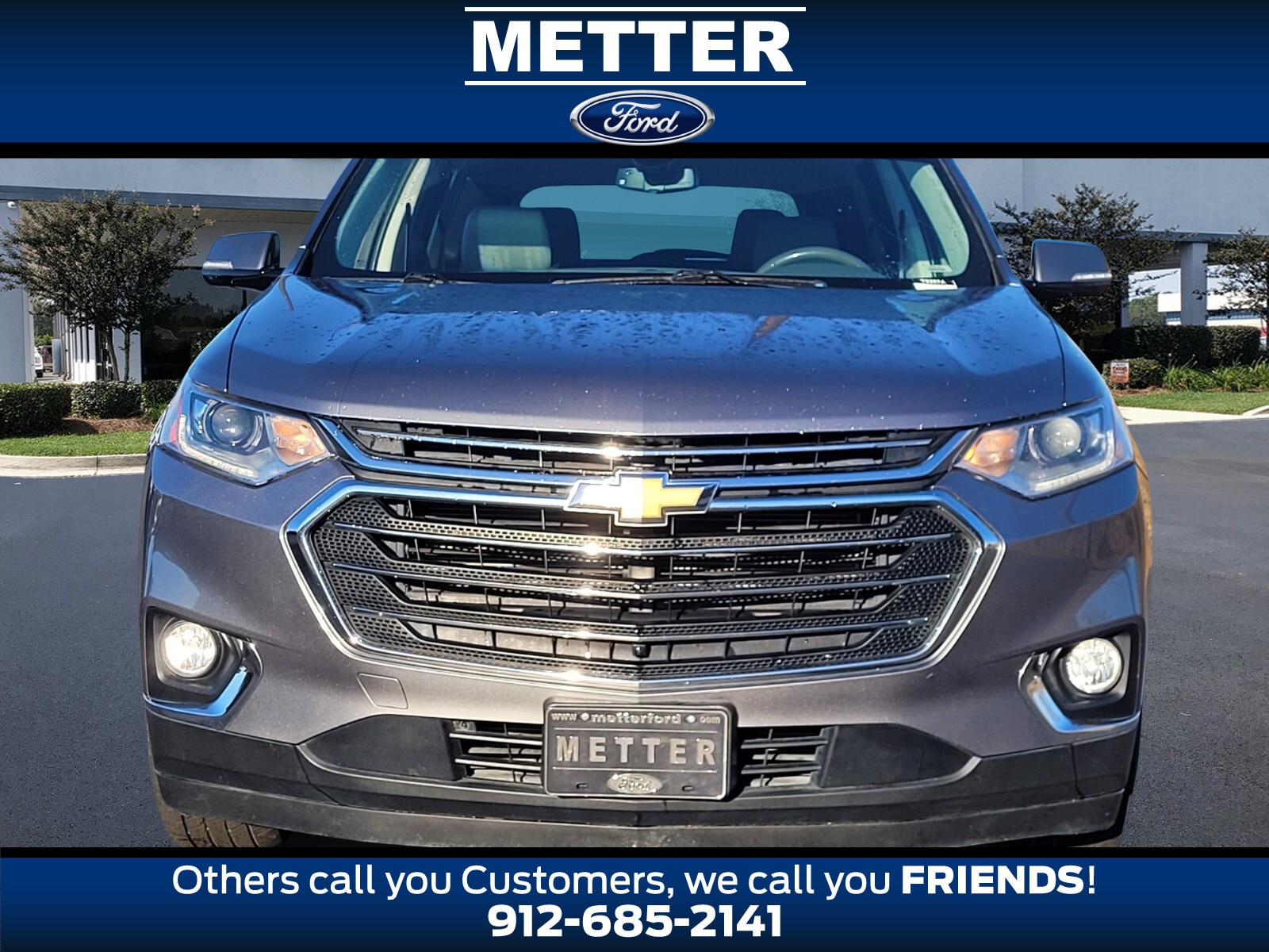 Used 2019 Chevrolet Traverse 3LT with VIN 1GNERHKW9KJ227445 for sale in Metter, GA