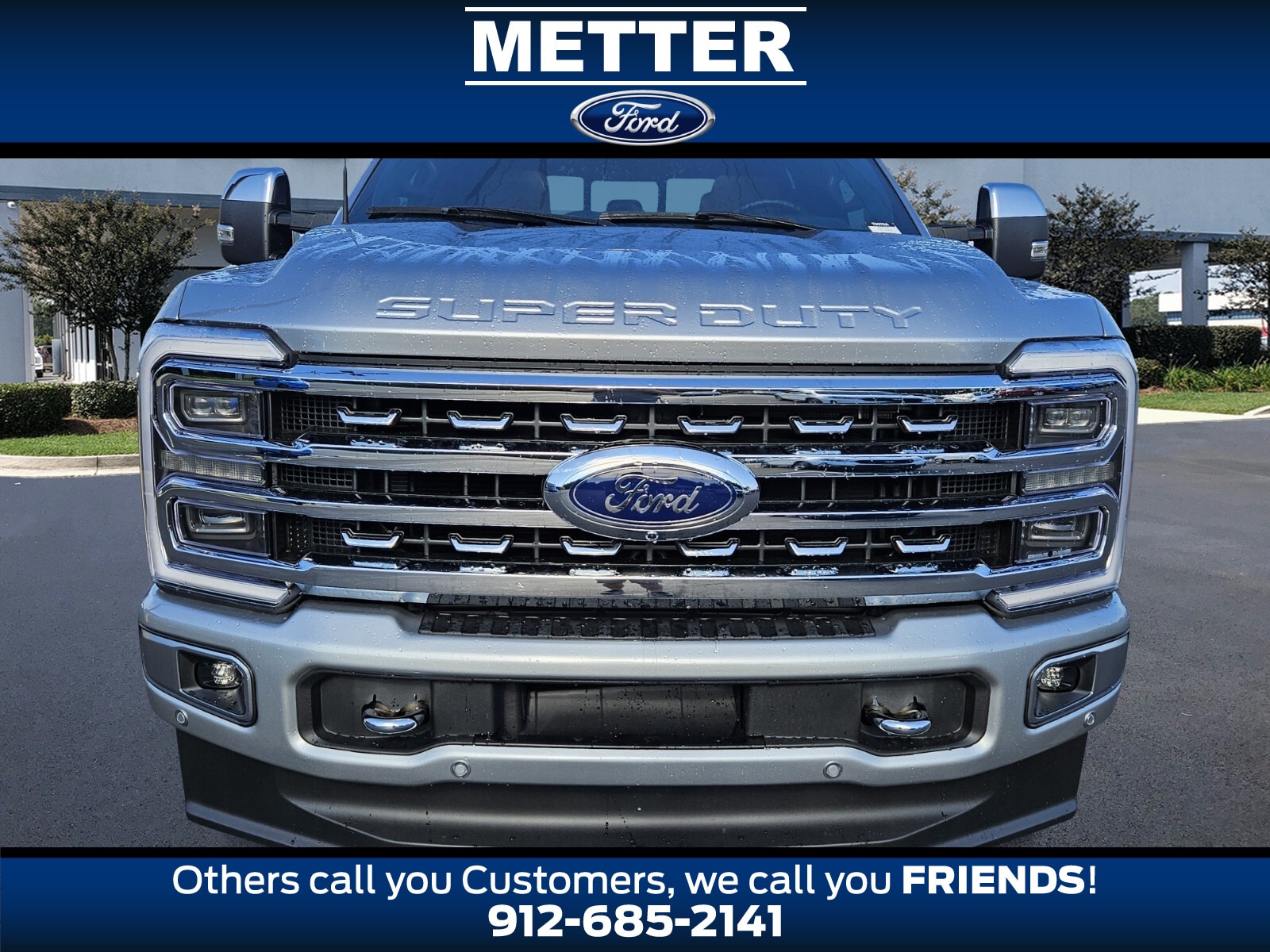 Used 2024 Ford F-250 Super Duty Platinum with VIN 1FT8W2BMXRED91994 for sale in Metter, GA