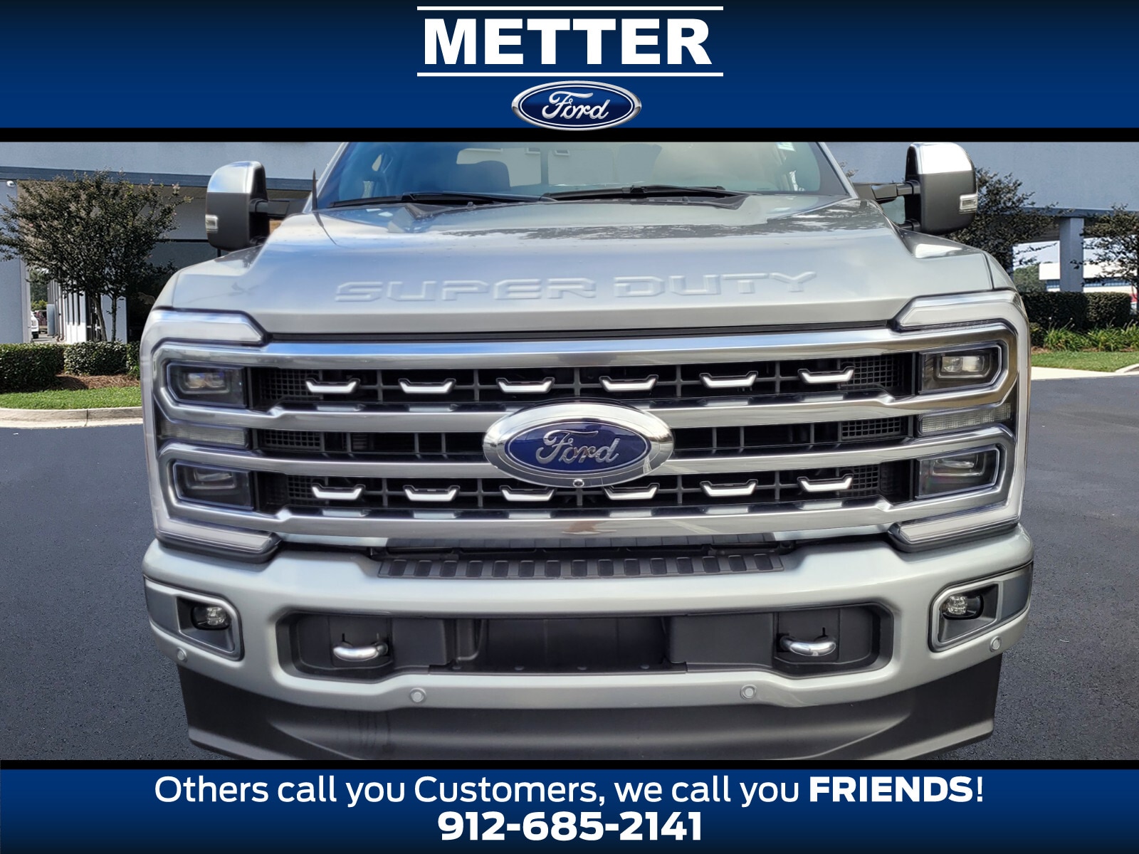 Used 2023 Ford F-350 Super Duty Platinum with VIN 1FT8W3BM7PEE23271 for sale in Metter, GA