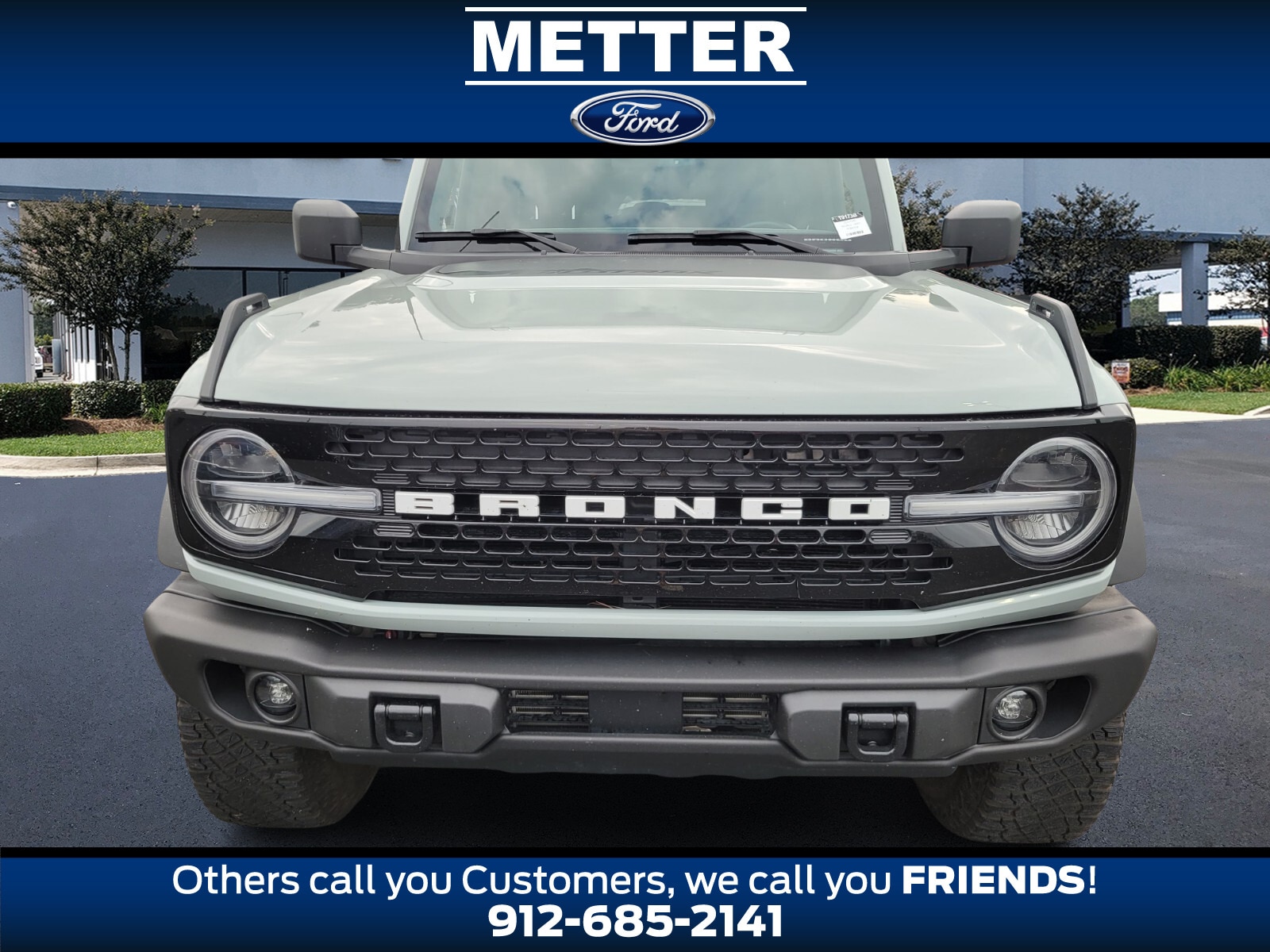 Used 2023 Ford Bronco 4-Door Wildtrak with VIN 1FMEE5DP7PLB47934 for sale in Metter, GA