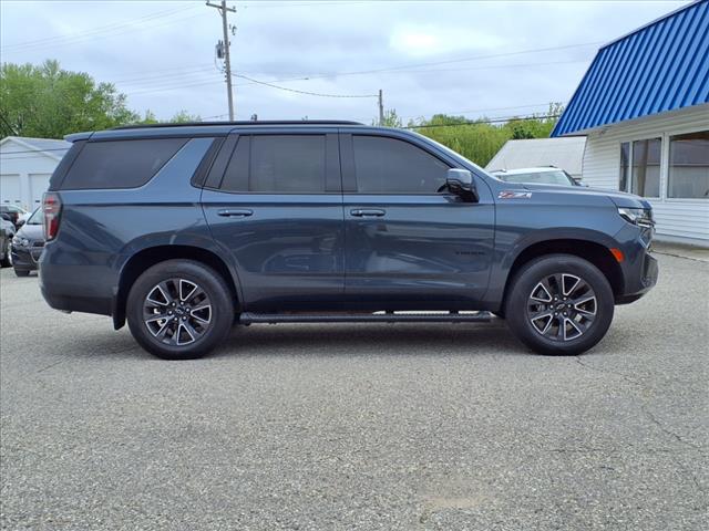 Used 2021 Chevrolet Tahoe Z71 with VIN 1GNSKPKD4MR129170 for sale in New Era, MI