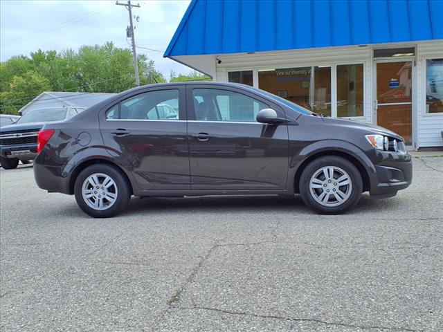 Used 2014 Chevrolet Sonic LT with VIN 1G1JC5SBXE4149855 for sale in New Era, MI