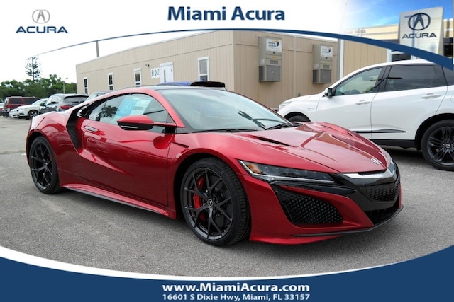New 2018 Acura Nsx Base Coupe For Sale In Miami Fl With Valencia Red