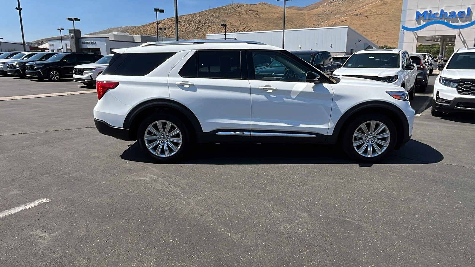 Used 2021 Ford Explorer Limited with VIN 1FMSK8FH2MGB96417 for sale in Carson City, NV