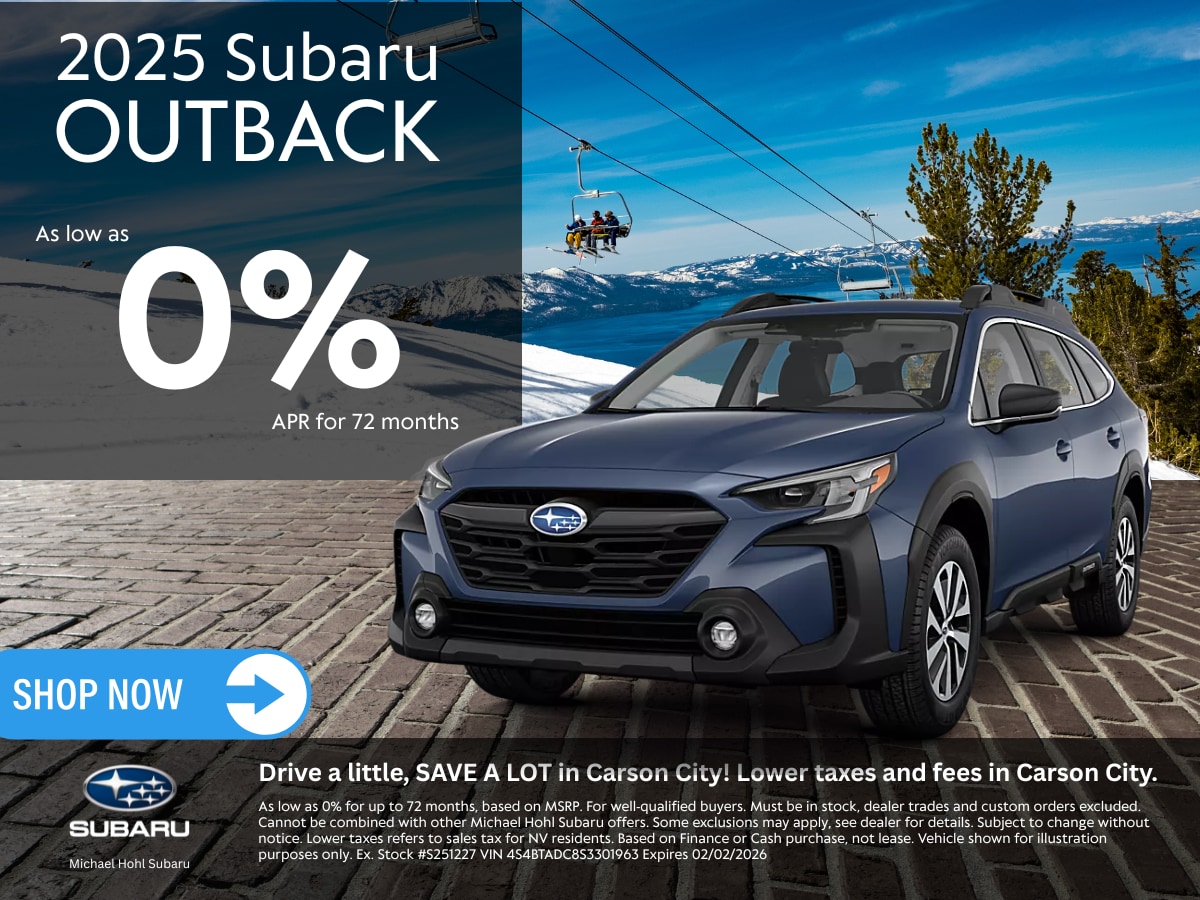  Get As Low As 0% APR on 2025 Ouback