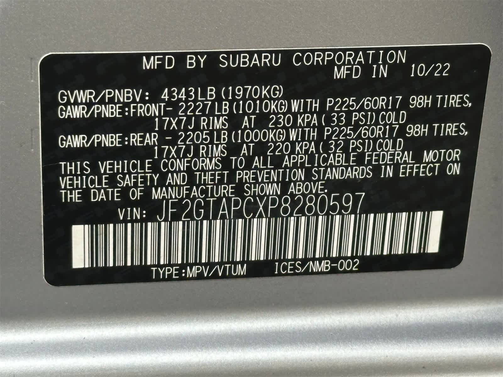 Thumbnail: 2023 Subaru Crosstrek - 26