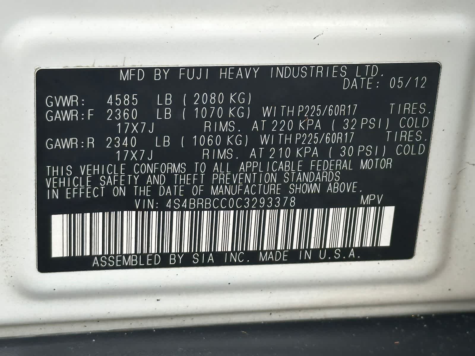 Thumbnail: 2012 Subaru Outback - 25