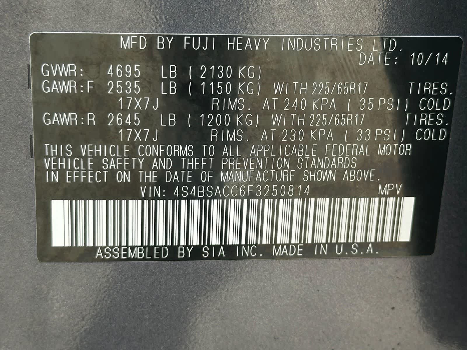 Thumbnail: 2015 Subaru Outback - 26