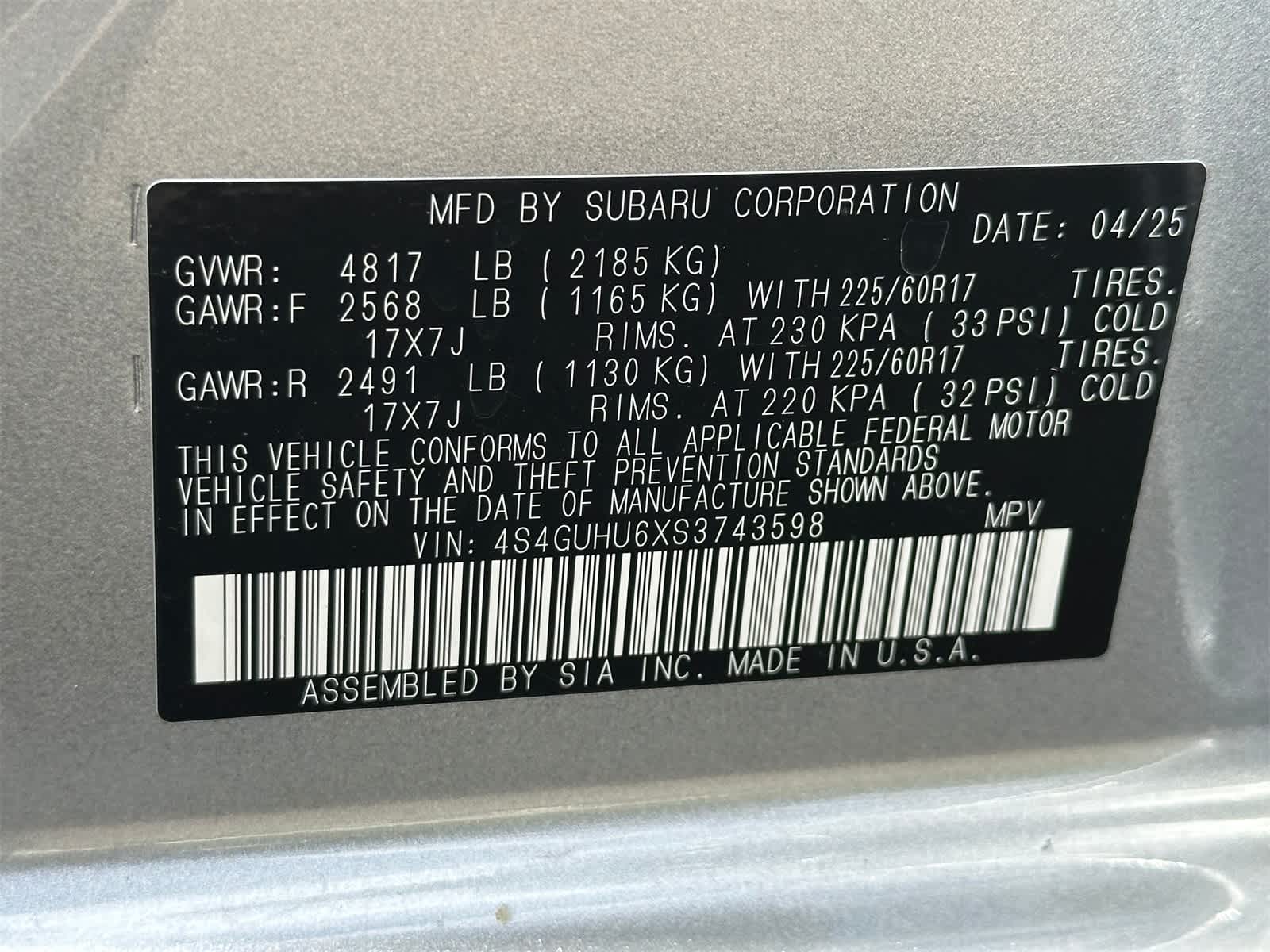 2025 Subaru Crosstrek Wilderness 27