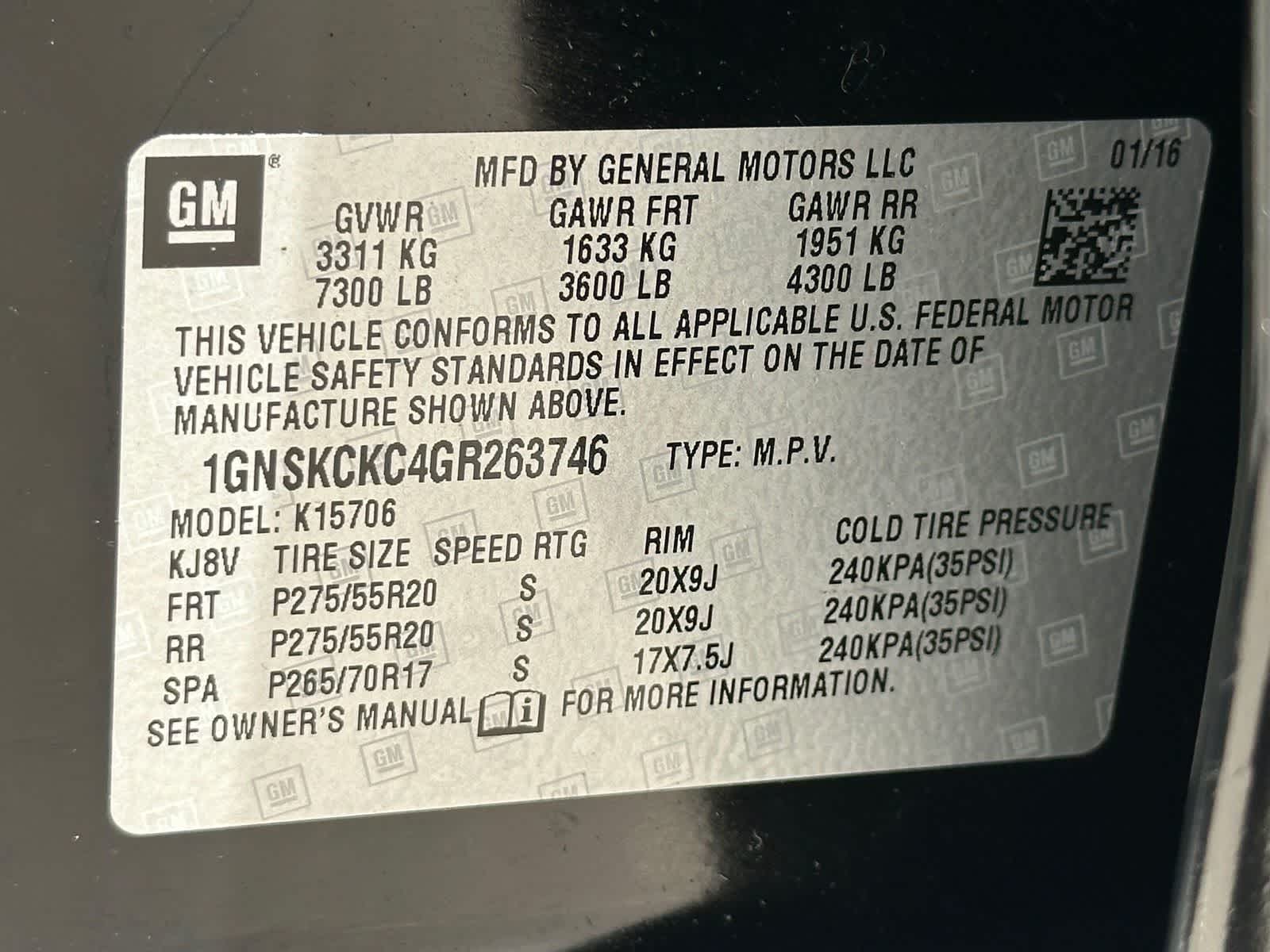 Thumbnail: 2016 Chevrolet Tahoe - 31