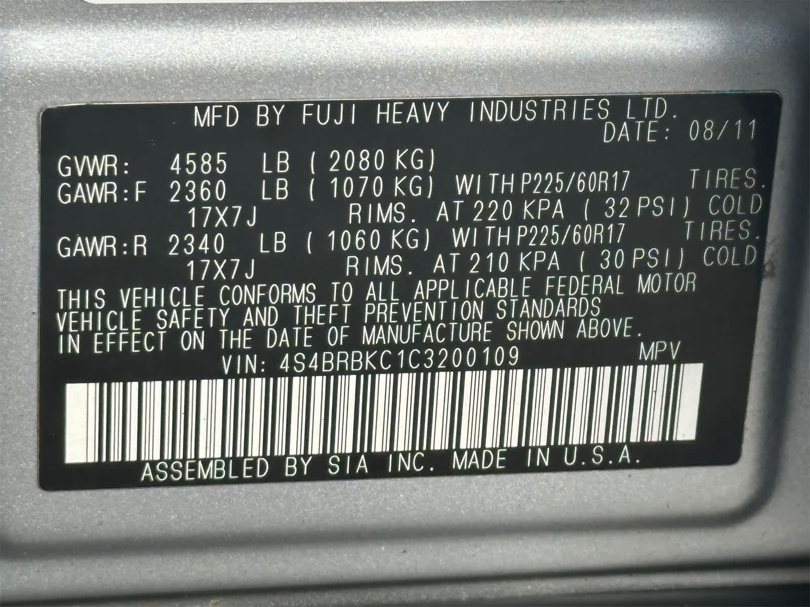 Thumbnail: 2012 Subaru Outback - 26