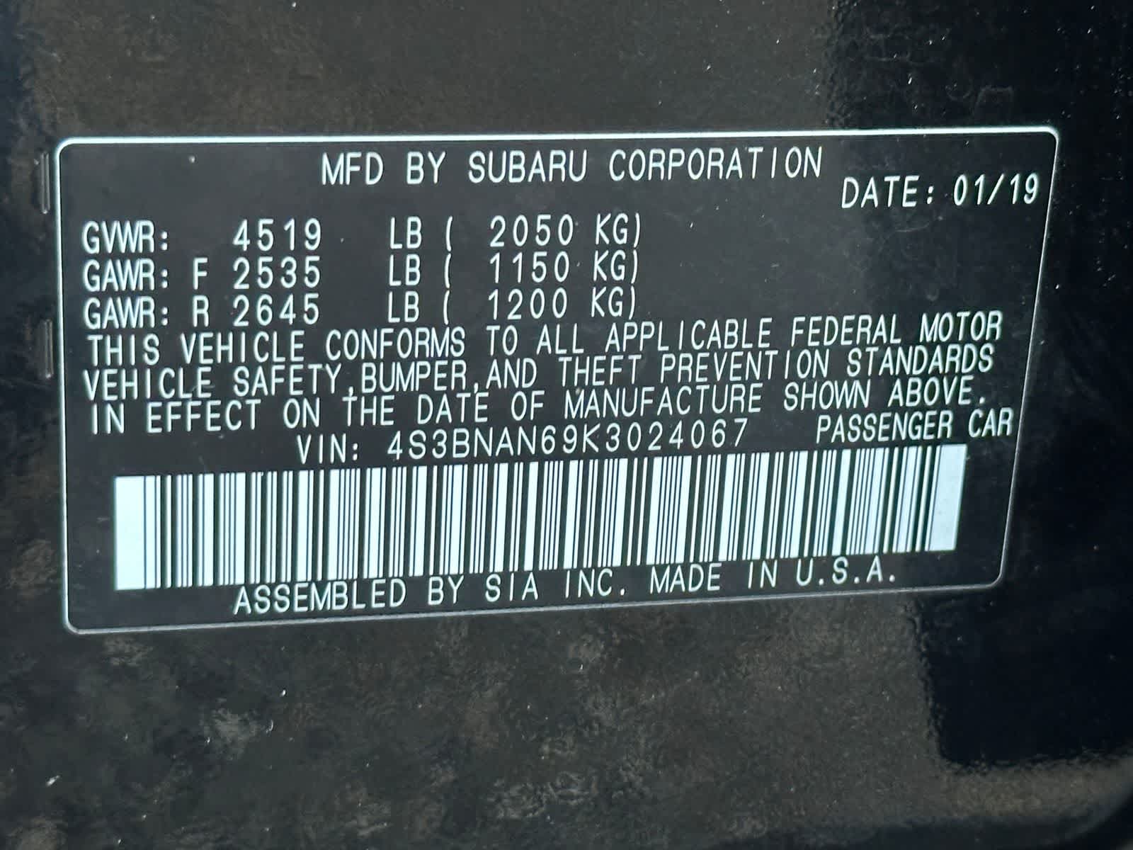 Thumbnail: 2019 Subaru Legacy - 28