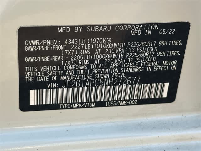 2022 Subaru Crosstrek Premium 26