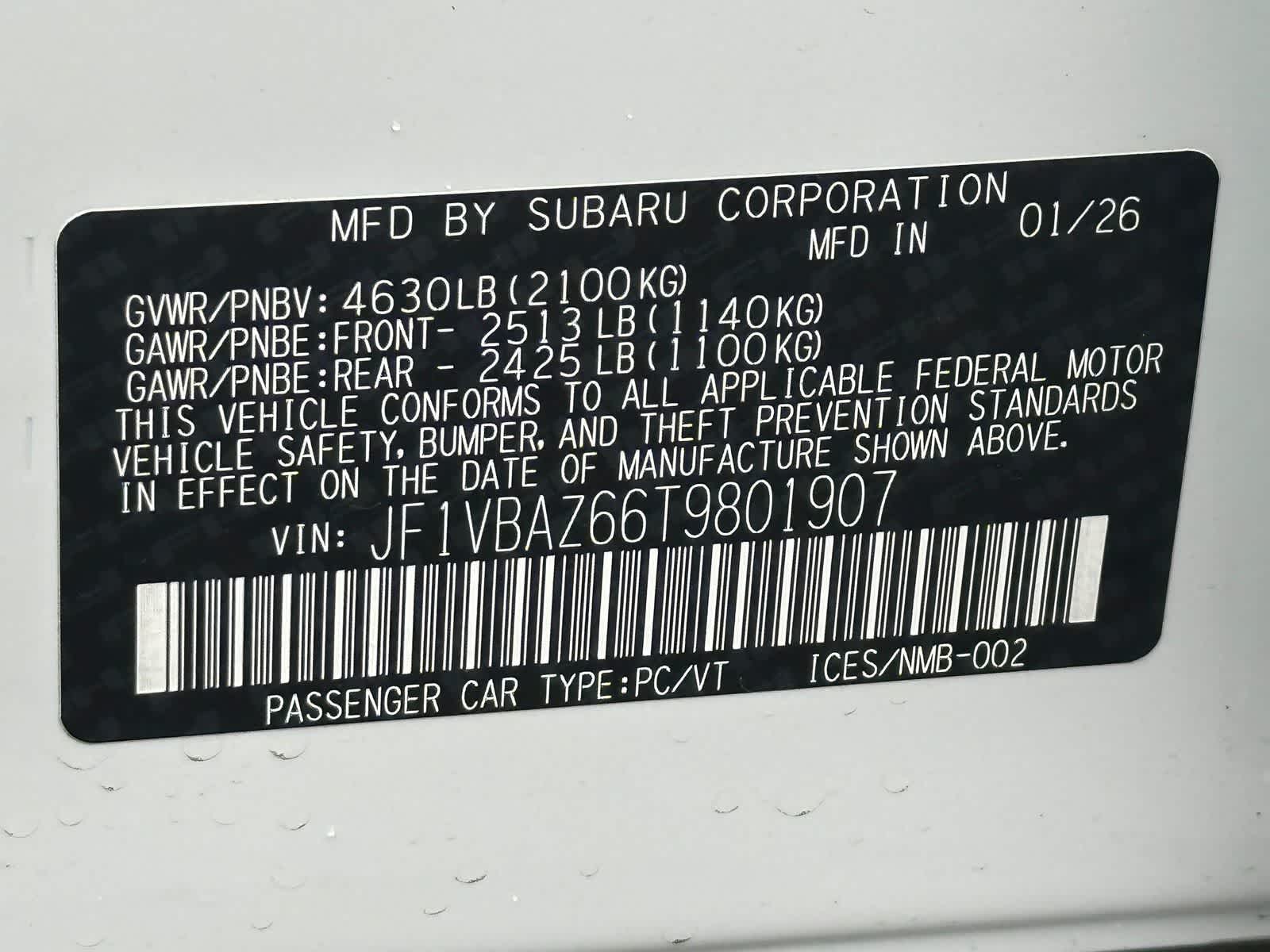 Thumbnail: 2026 Subaru WRX - 26