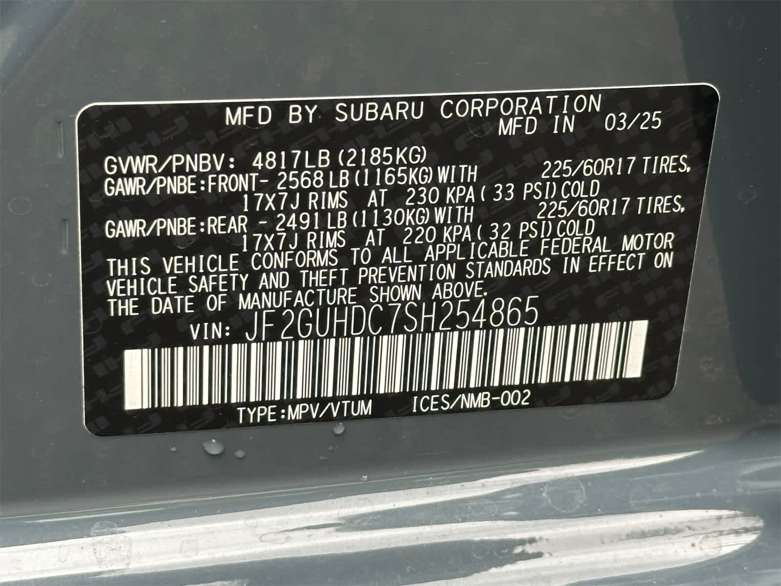 2025 Subaru Crosstrek Premium 27