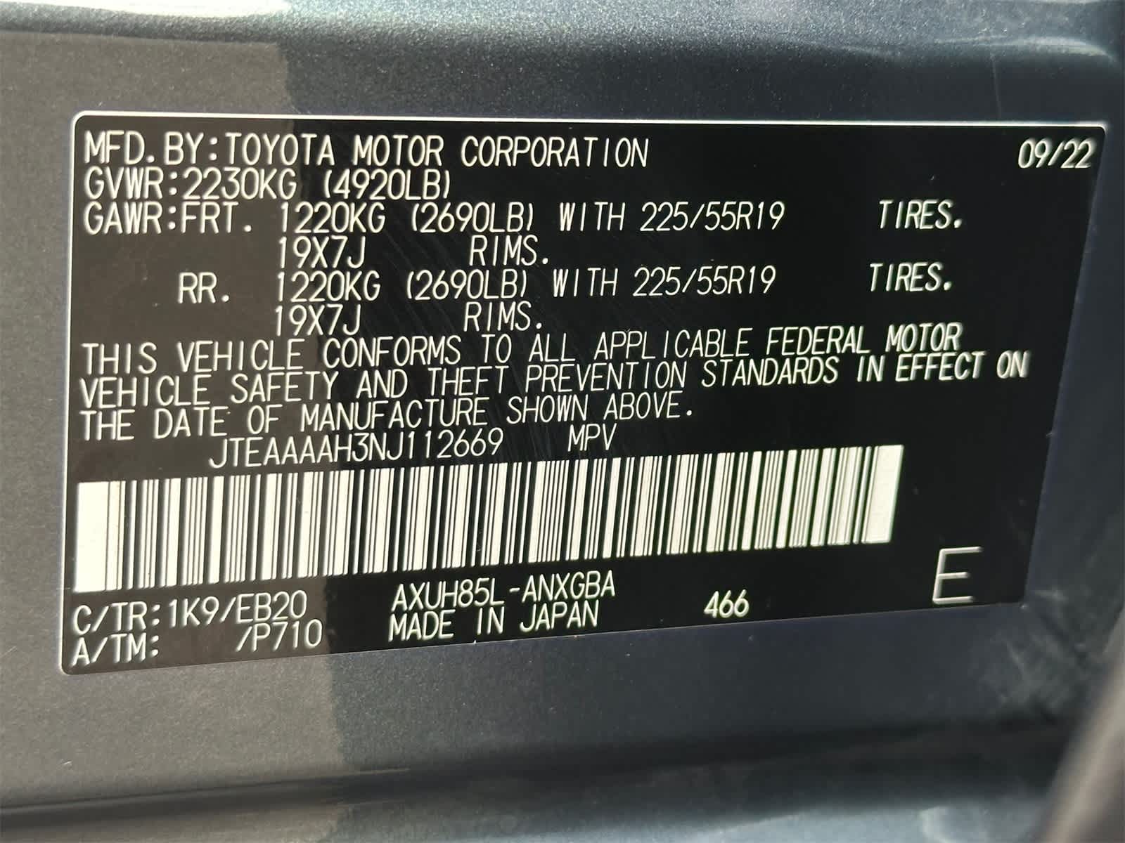 Thumbnail: 2022 Toyota Venza - 27