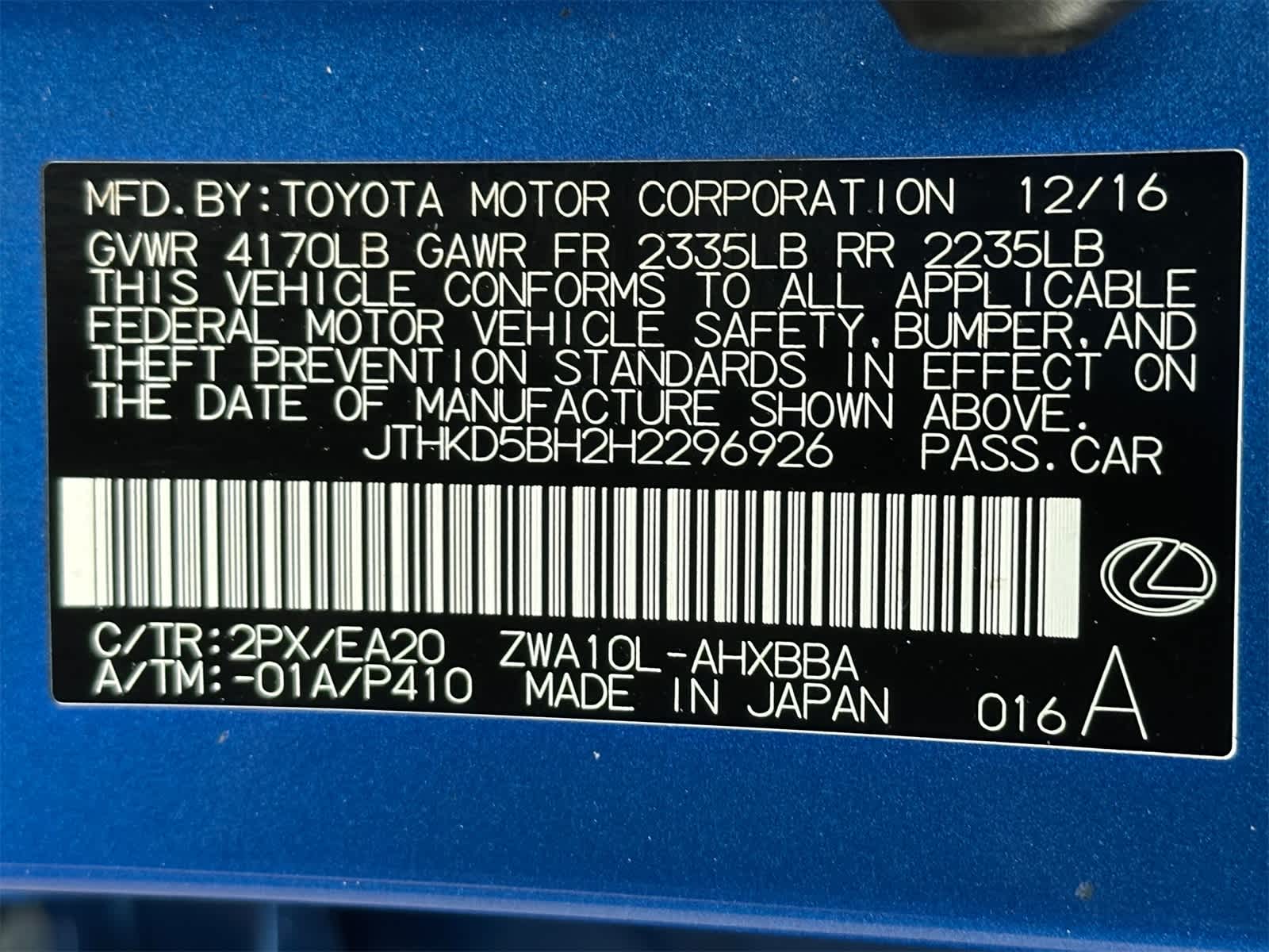 Thumbnail: 2017 Lexus CT - 29