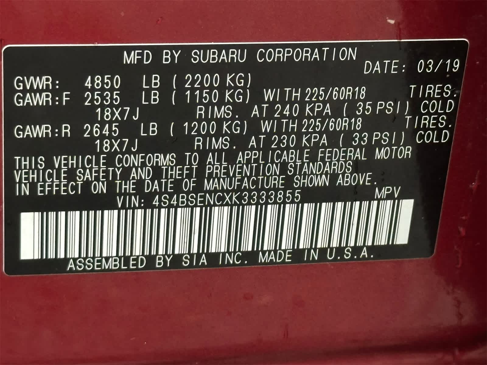 Thumbnail: 2019 Subaru Outback - 27