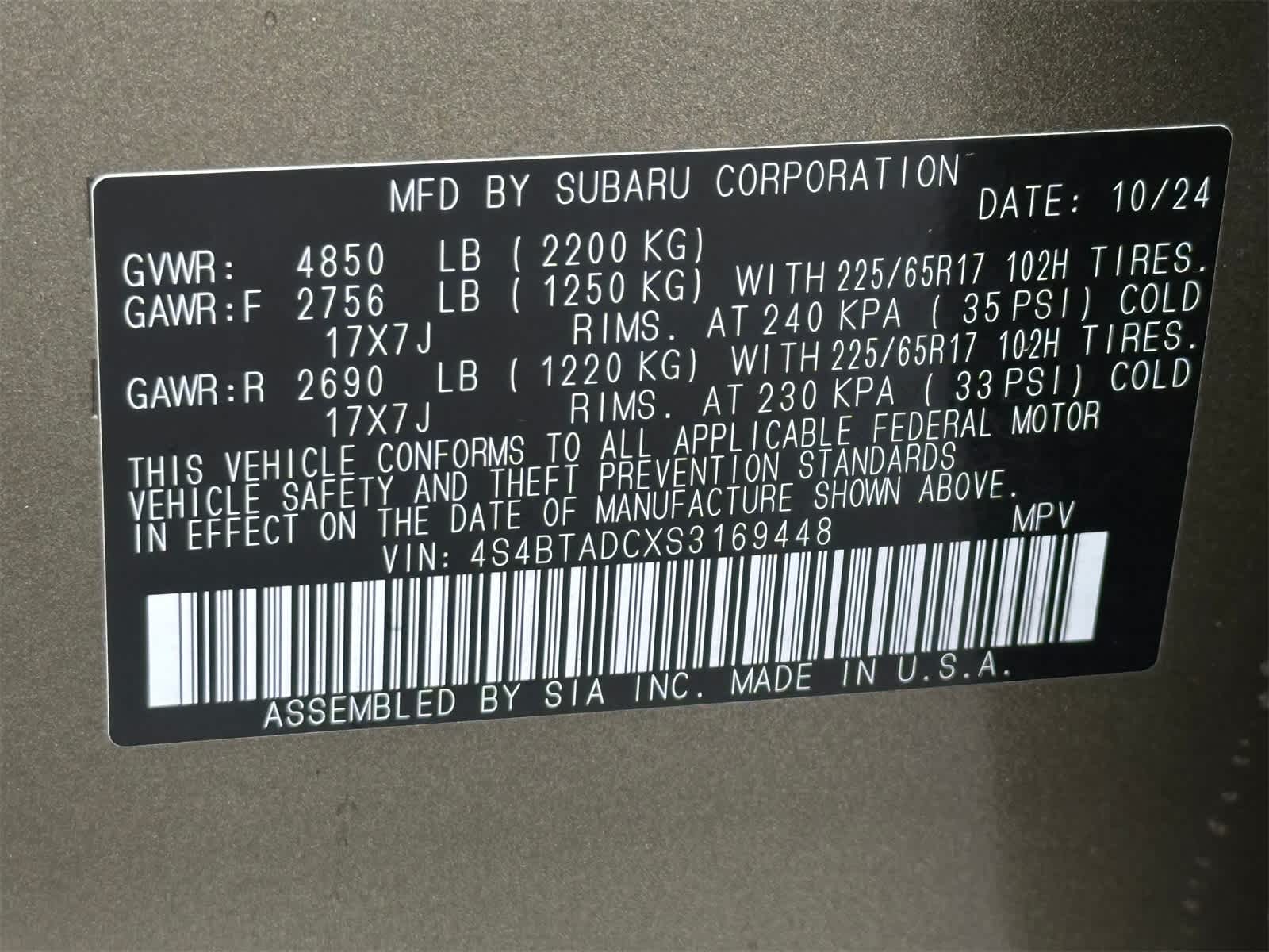 Thumbnail: 2025 Subaru Outback - 25