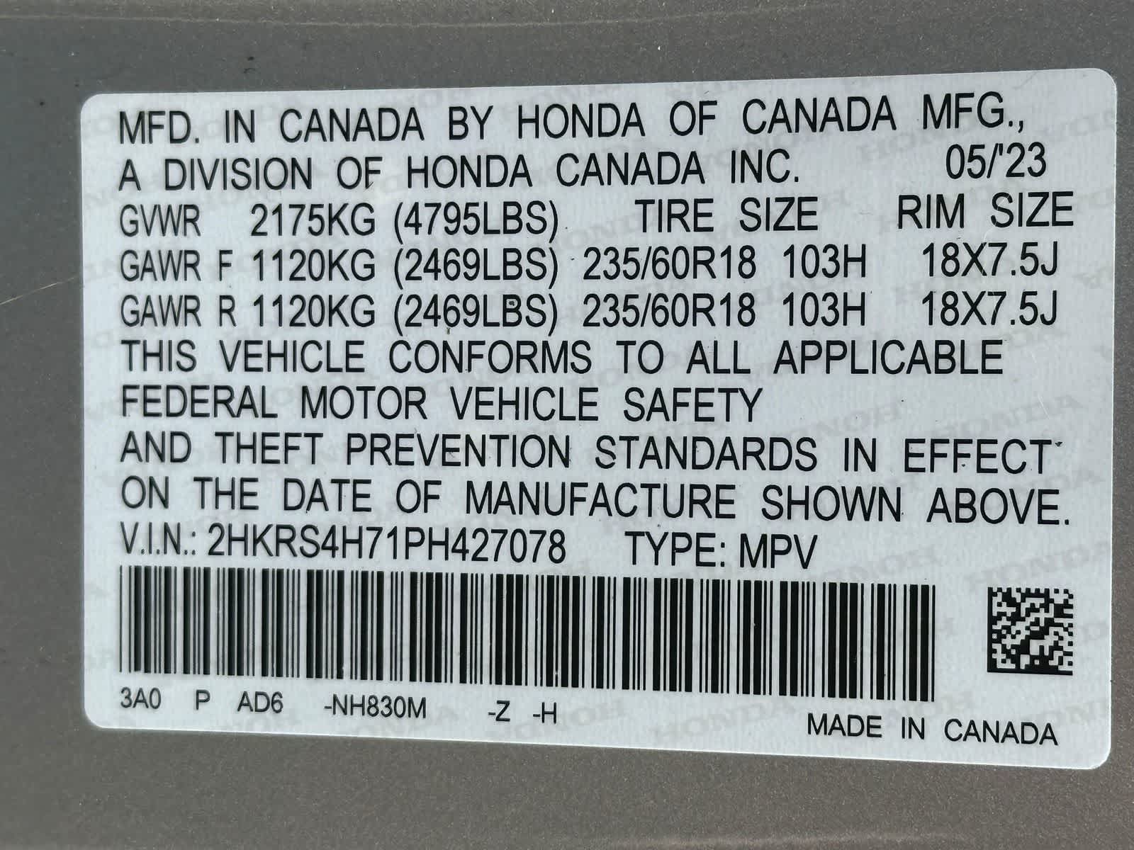 Thumbnail: 2023 Honda CR-V - 27