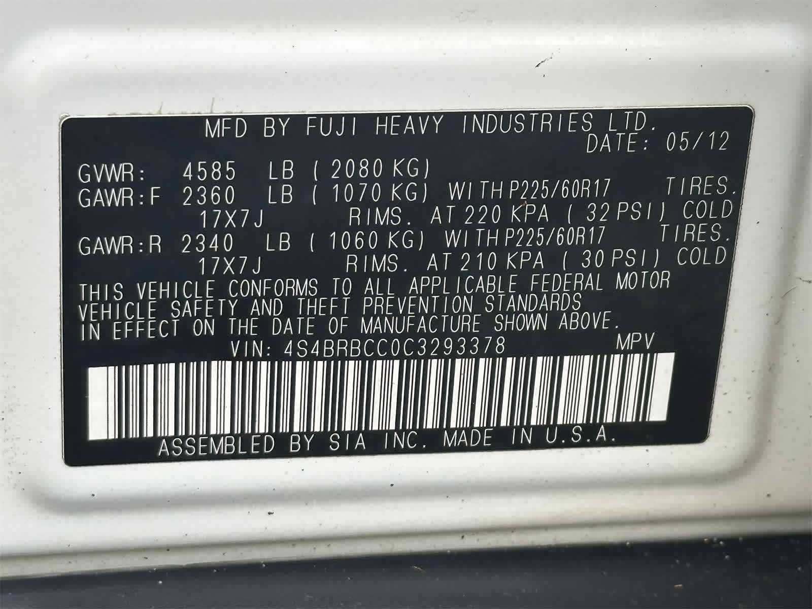 Thumbnail: 2012 Subaru Outback - 25