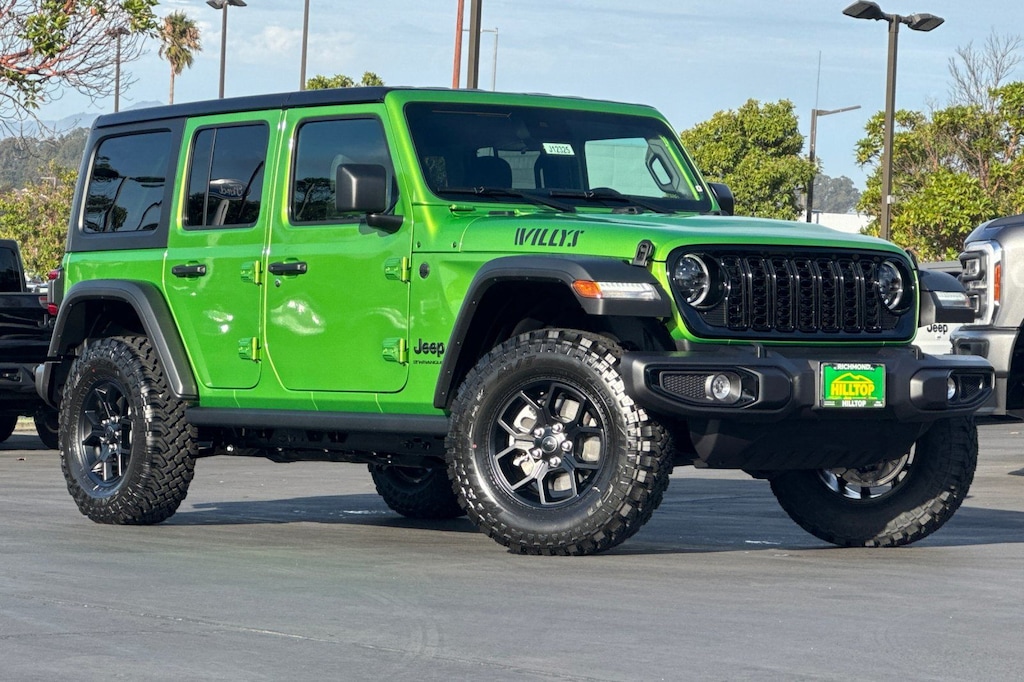New 2025 Jeep Wrangler 4-DOOR WILLYS Sport Utility