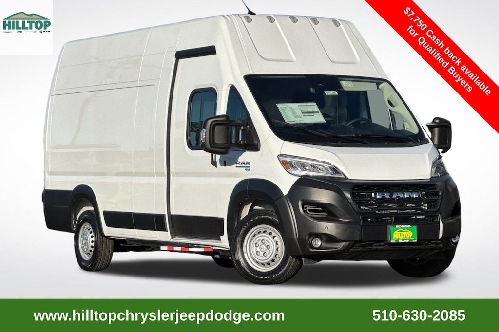 New 2024 Ram ProMaster 3500 Delivery Van BEV PROMASTER EV SUPER HIGH ROOF 159â WB EXT Cargo Van