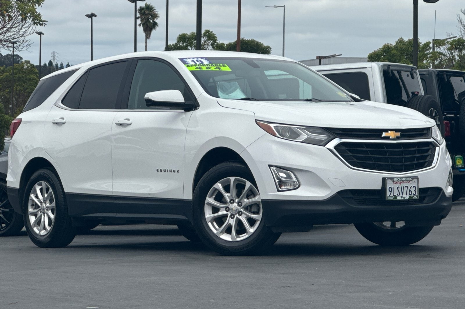 Used 2019 Chevrolet Equinox LT with VIN 3GNAXUEV9KS644904 for sale in Richmond, CA