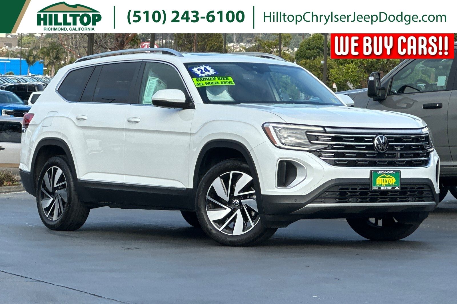2024 Volkswagen Atlas 2.0T SEL