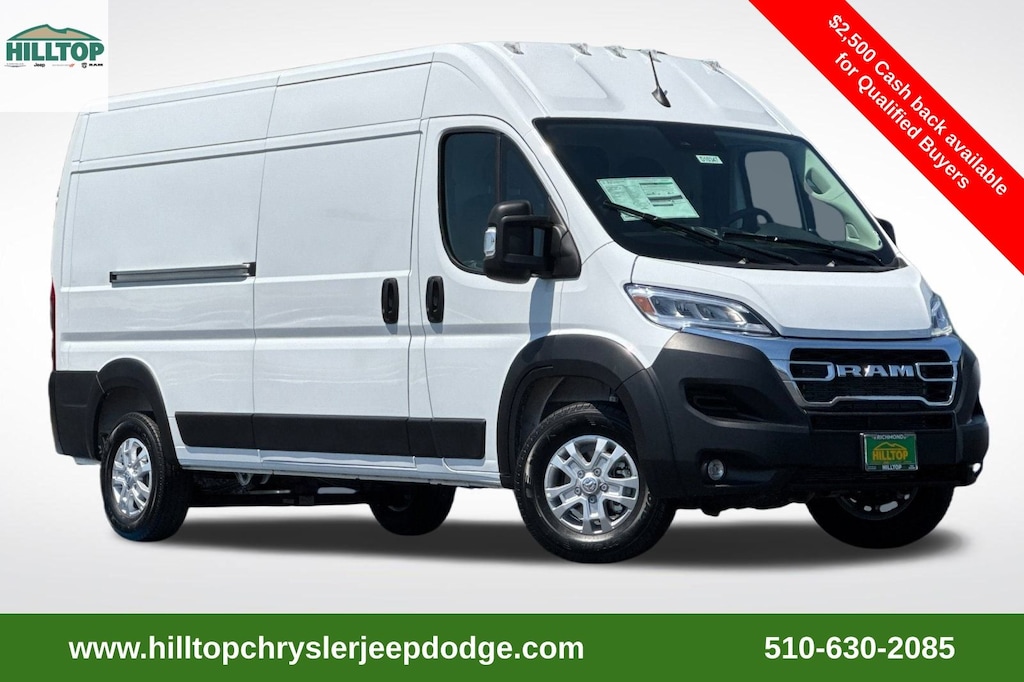 New 2025 Ram ProMaster 2500 PROMASTER 2500 SLT CARGO VAN HIGH ROOF 159' WB Cargo Van