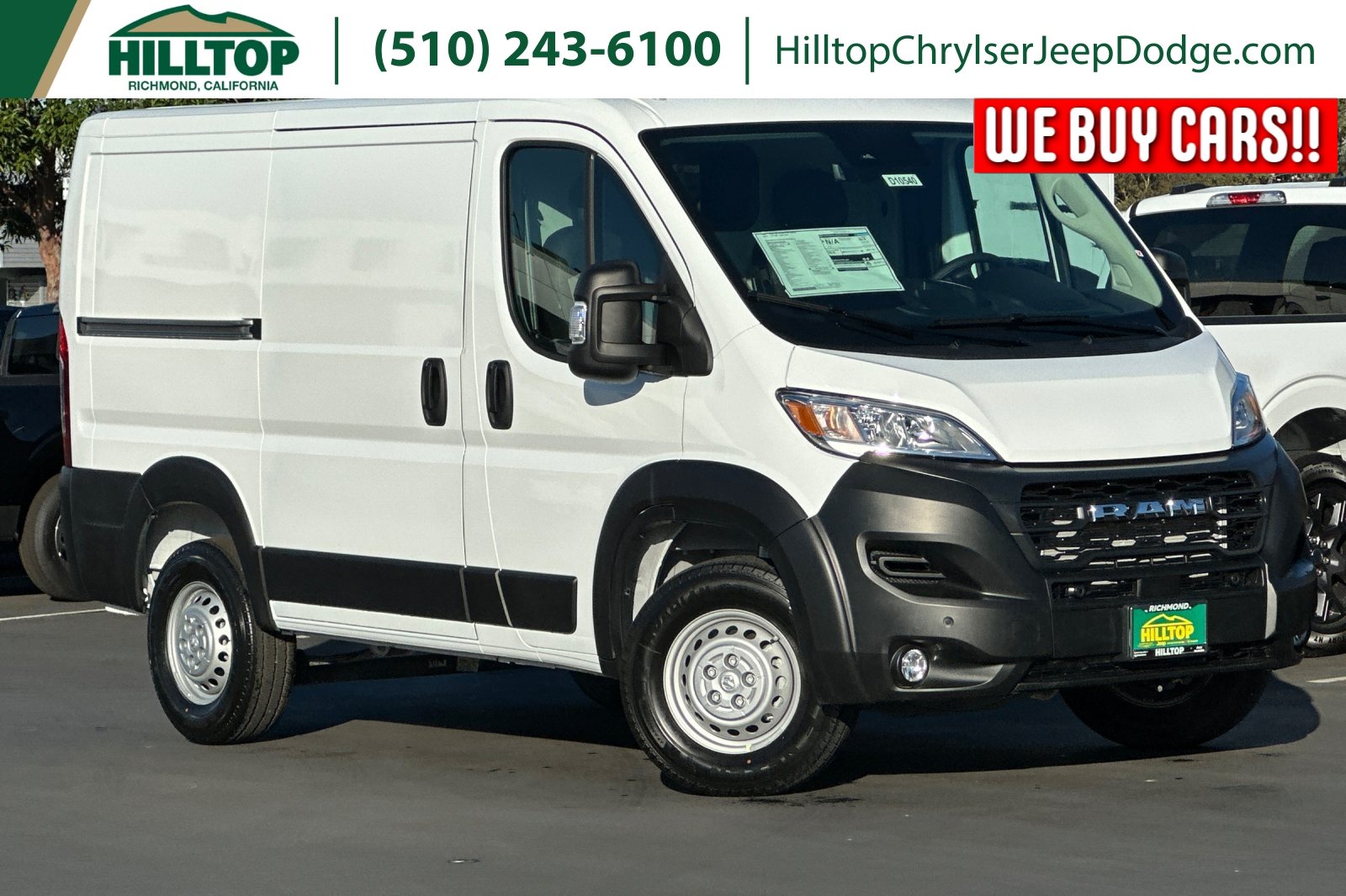 2027 Ram ProMaster 1500 1500 PROMASTER C/V LR 118 WB Cargo Van