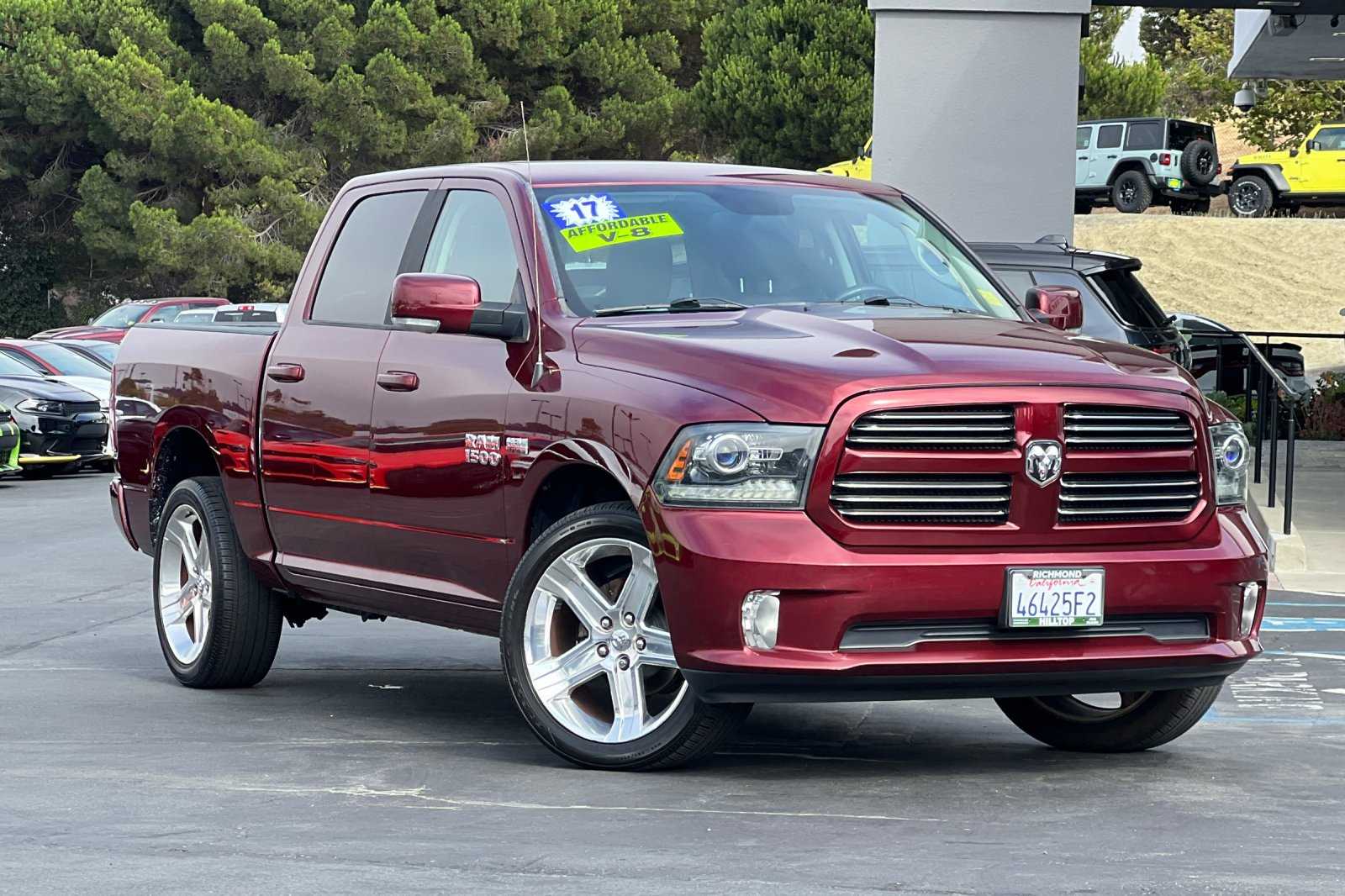 Used 2017 RAM Ram 1500 Pickup Sport with VIN 1C6RR6MT0HS637479 for sale in Richmond, CA