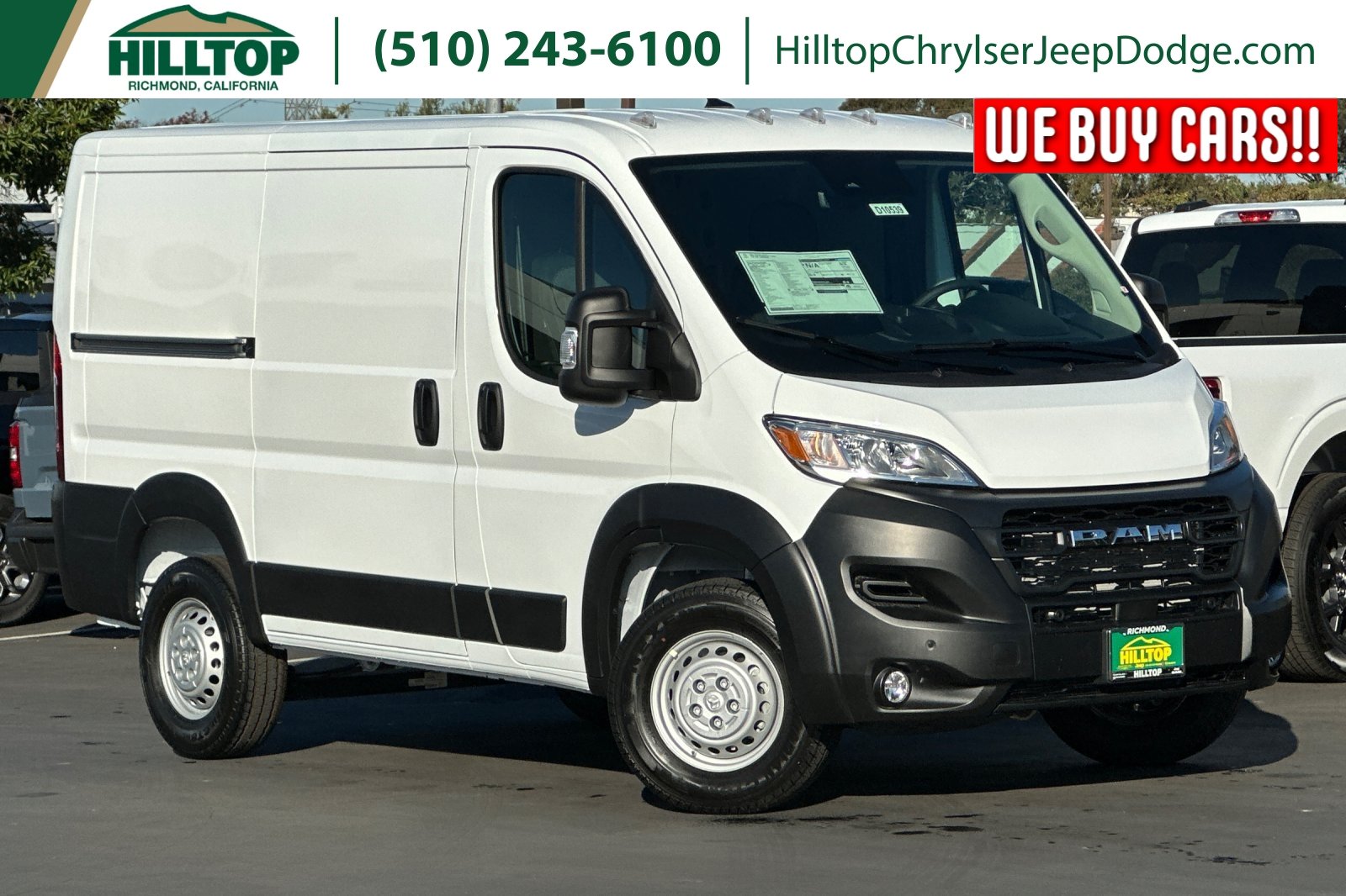2027 Ram ProMaster 1500 1500 PROMASTER C/V LR 118 WB Cargo Van