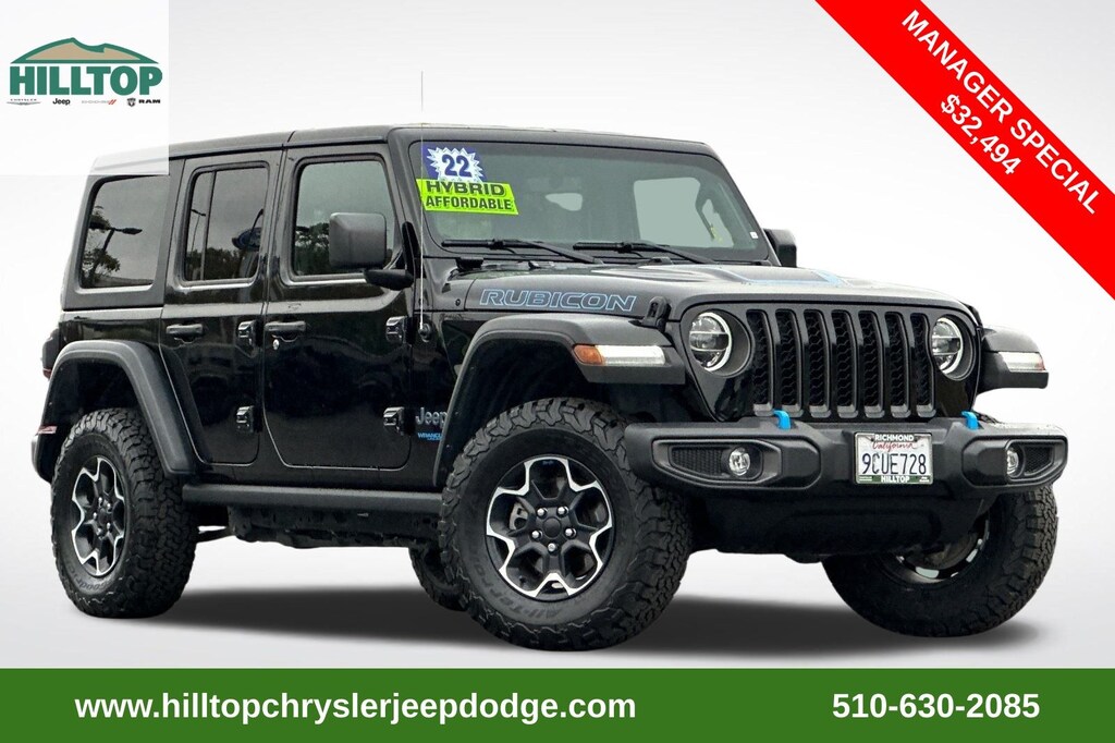 Used 2022 Jeep Wrangler Unlimited Rubicon 4xe SUV