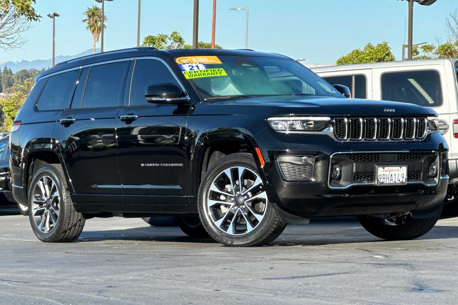 Used 2021 Jeep Grand Cherokee L Overland with VIN 1C4RJKDG6M8178817 for sale in Richmond, CA