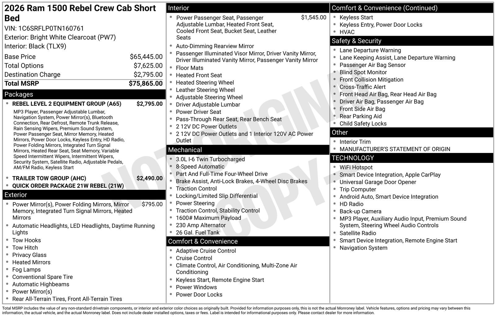 2026 RAM 1500 Rebel - Photo 29