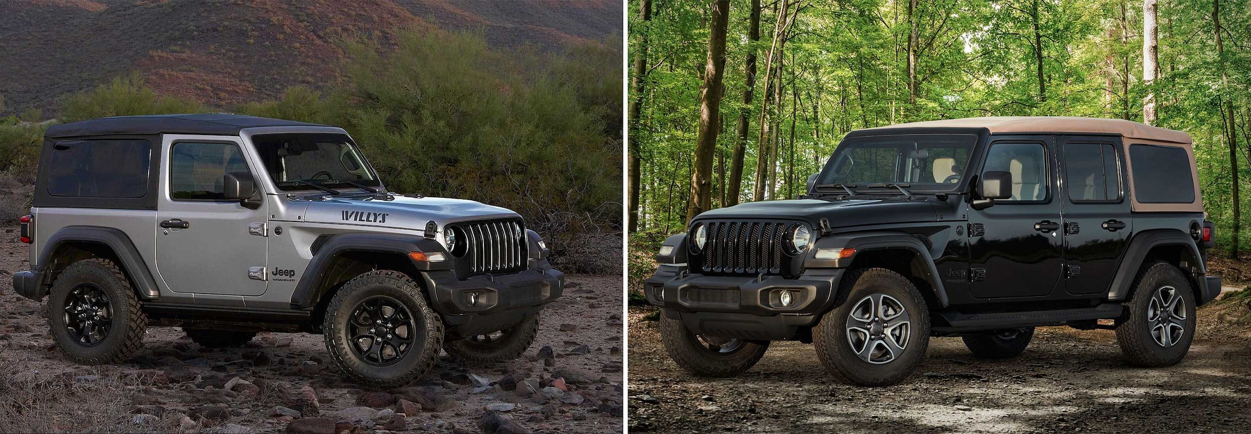 2020 Wrangler Willys and Black & Tan Editions 2020 Wrangler Willys and Black & Tan Editions