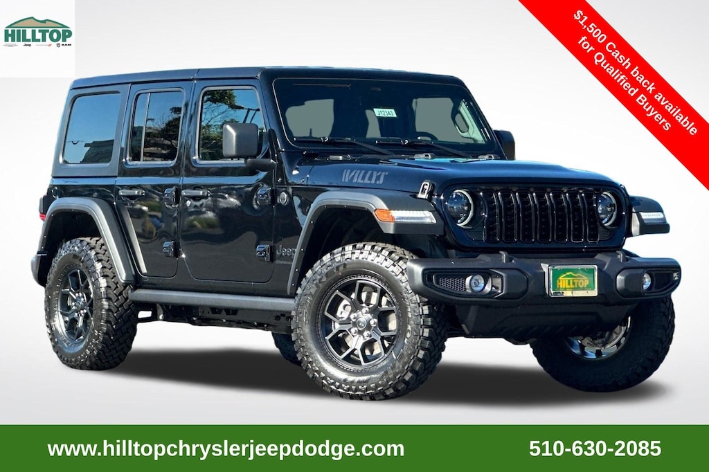 New 2026 Jeep Wrangler 4-DOOR WILLYS Sport Utility