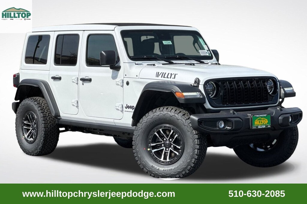 New 2025 Jeep Wrangler 4-DOOR WILLYS Sport Utility